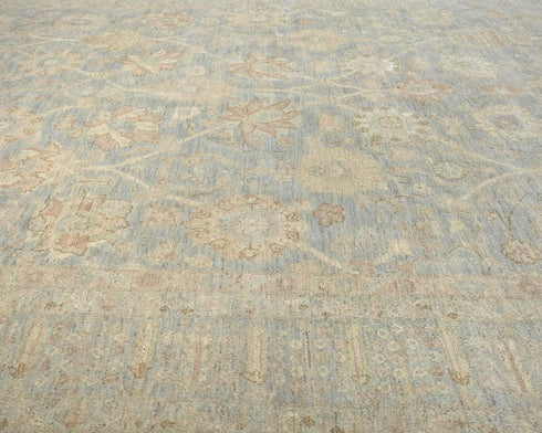8x10 Gray Chobi Fine Quality Afghan Hand Knotted Wool Area Rug